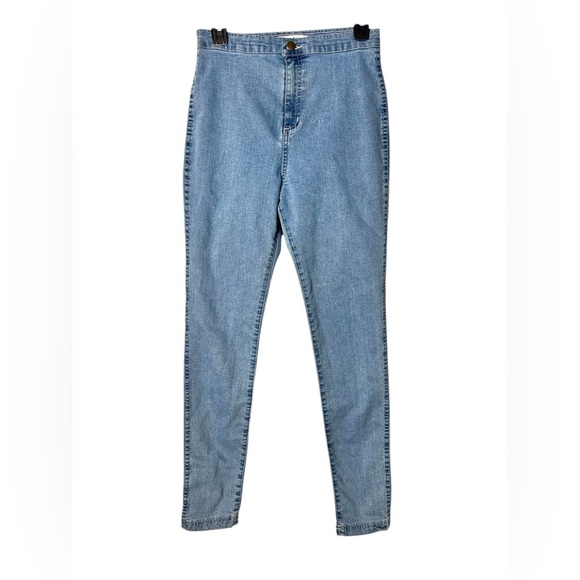 American Apparel Denim The Easy Jean Stretch Skinny Size Medium‎ Retro Light - Picture 1 of 8